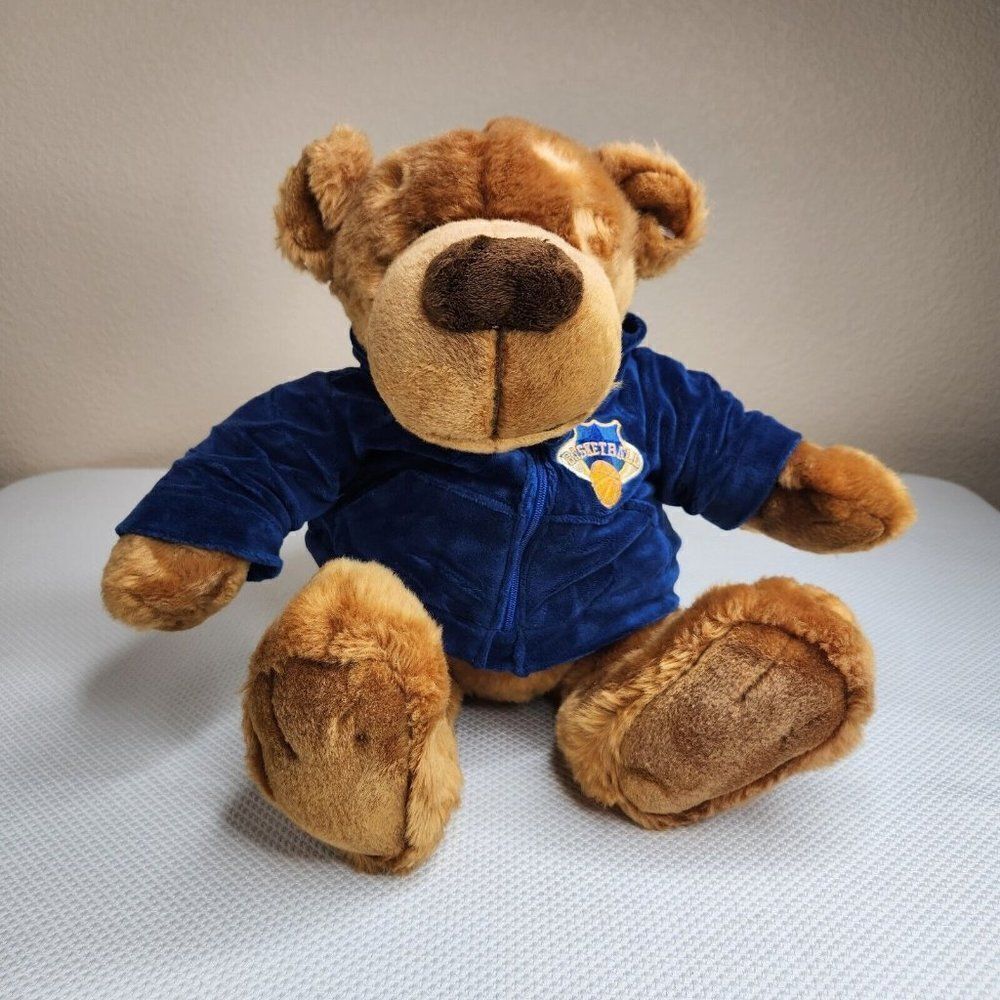 Gund Bear All Star Basketball Plush Bear Stuffed Animal 21" With Hoodie